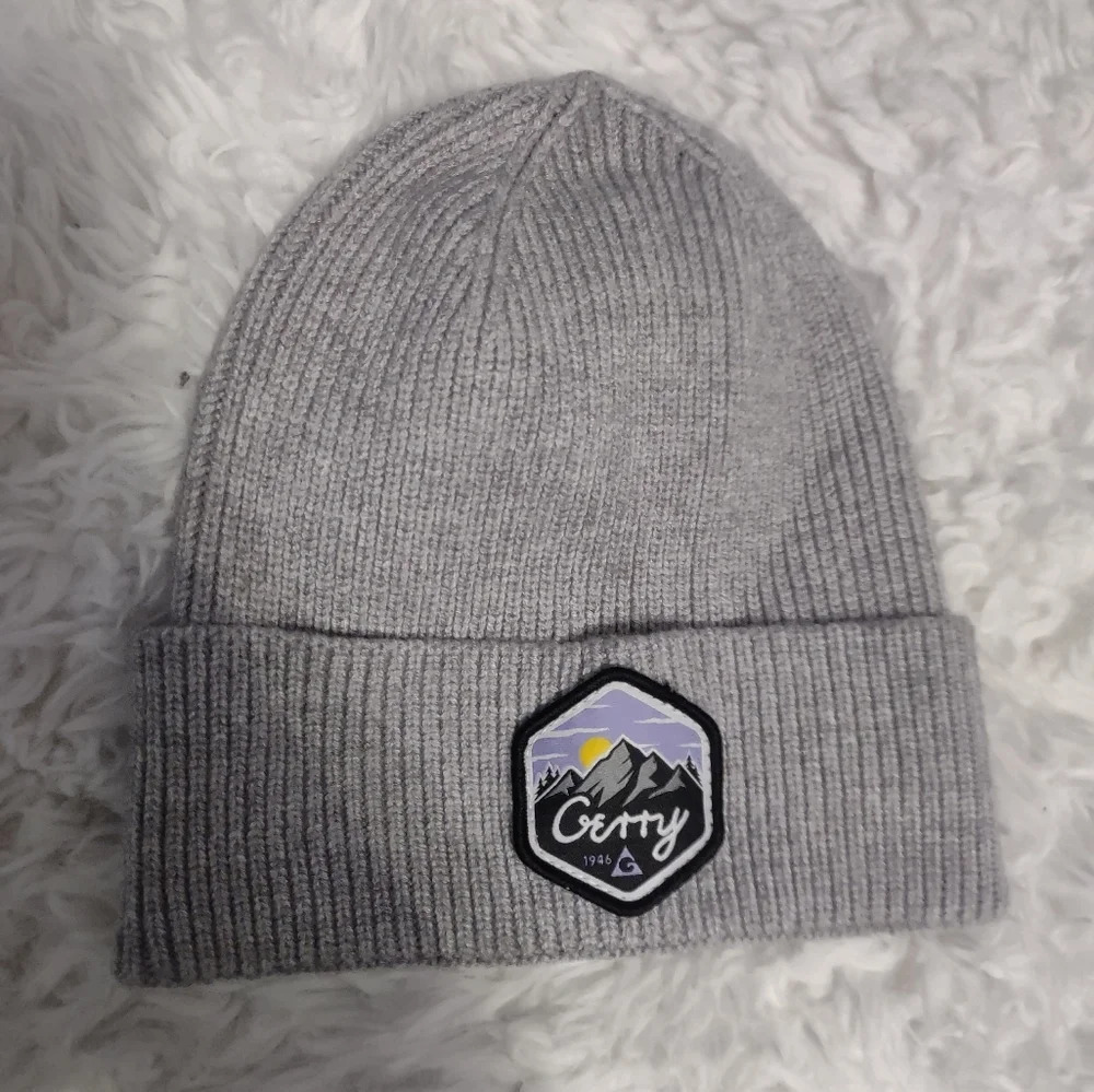 Getty Gray Knit Beanie - Picture 2 of 5